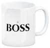 Kaffeebecher 'Ja, Boss' Büro Motiv ca. 300 ml, 9 cm, Produktbild-Vorschau 1