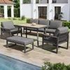 Set di mobili da giardino Fliek, 5 pezzi, set da salotto da Anteprima dell’immagine prodotto 1