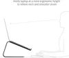 Twelve South Curve, Podstawka na notebooka, Czarny, 263 mm, Podgląd zdjęcia produktu 11