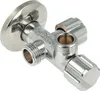 A chrome-plated brass angle valve with two outlets. Produktbild-Vorschau