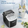 Fatabeta Eiswürfelmaschine 1,2L Eiswürfelbereiter 2 Produktbild-Vorschau 4