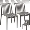 tectake® Gartenstühle Alcudia, wetterfest, stapelbar Produktbild-Vorschau 9