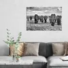 DEQORI Glasbild Echtglas 90x60 cm 'Elefantenmarsch' Produktbild-Vorschau 3