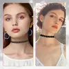 EDIBAZZAR | 12er Set CHOKER Halskette Band Spitze Boho Produktbild-Vorschau 10