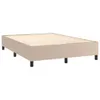 vidaXL Boxspringbettgestell Cappuccino-Braun 140x200 cm Produktbild-Vorschau 3