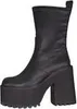 Buffalo Dames Élégant Bottine Killah Sock Boot 1622376 noir Voir les images du produit 2