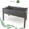 Aiuola rialzata, grande fioriera in legno, 125x59x76 cm Anteprima dell’immagine prodotto 2