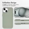 Accezz MagSafe Leather Backcover iPhone 15 - Light Grey Produktbild-Vorschau 7