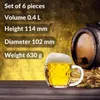 Bierglas, Bierkrug, Maßkrug, Bierseidel 6er Set Biergläser, Produktbild-Vorschau 4
