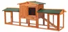 Wiltec Hasenstall 2190 x 530 x 850 mm mit Freilaufgehege Produktbild-Vorschau 1