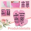Geschenkset 50. Geburtstag Tasse Socken Untersetzer Rosa Produktbild-Vorschau 5