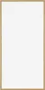 A picture frame with a light wood-colored frame and a white background. Produktbild-Vorschau