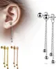 Ohrringe Vorne und Hinten lang: Kugel Ohrstecker Ohrhänger Produktbild-Vorschau 2