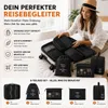 8er Set Kofferorganizer schwarz Packtaschen mit Produktbild-Vorschau 5