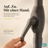 Sonnenschirm mit Kurbel inklusive Kühltasche & Tragetasche Produktbild-Vorschau 3