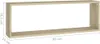 vidaXL Würfelregale 4 Stk. Sonoma-Eiche 80x15x26,5 cm Produktbild-Vorschau 12