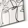 DEQORI Glasbild Echtglas 30x30 cm 'Linien formen Gesichter' Produktbild-Vorschau 5