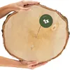 Baumscheiben 1 Stk. Dekoholz Holzscheibe Holzplatte 35 - 40 Produktbild-Vorschau 2