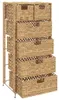vidaXL Úložná jednotka so 6 košíkmi 47 x 37 x 100 cm Vodný Náhľad obrázku produktu 2