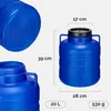 Garronda 20L Plastikfass Lebensmittelfass aus HDPE-Plastik Produktbild-Vorschau 3