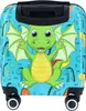 TheTrueC Kindertrolley 4 Rollen Dino  Rosa Produktbild-Vorschau 3