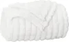 vidaXL Coperta in pile bianca 240 x 220 cm Anteprima dell’immagine prodotto 1
