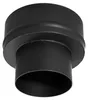 Raik Rauchrohr / Ofenrohr Erweiterung 130mm -200mm schwarz Produktbild-Vorschau 1