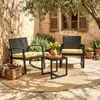 Set da giardino BEALIFE in rattan PE composto da 3 pezzi Anteprima dell’immagine prodotto 6