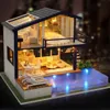 DIY Miniaturní dřevěná vila s bazénem Sestavování modelů Náhled obrázku produktu 6
