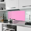 Küchenrückwand Spritzschutz Glas mit Motiv Rosa Hintergrund Produktbild-Vorschau 2