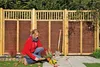 Zaun Teilelement, Weidengeflechtzaun Vesuv 120 x 180 cm Produktbild-Vorschau 2