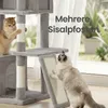 FEANDREA Kletterbaum für Katzen, extra groß, stabiler Produktbild-Vorschau 13