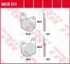 TRW Plaquette de frein Trw Organ. Mcb 511 Produktbild-Vorschau 5