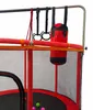 Zahradní trampolína pro děti sítě míče basketbal 155 cm Náhled obrázku produktu 8