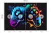 Muralo autoadesivo GAMEPAD astrazione carta da parati Anteprima dell’immagine prodotto 2