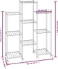 vidaXL Stojan na kvety s kolieskami 83x25x103,5 cm čierny Náhľad obrázku produktu 7