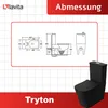 LAVITA Einteilige Stand - WC mit eingebautem Spülkasten Produktbild-Vorschau 6