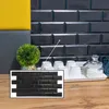 3D Wandpaneele Ziegelimitation - Schwarz Brick  Produktbild-Vorschau