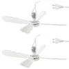 2x Mobiler Deckenventilator Ø 43 cm 5W 230 V mit Aufhänger Produktbild-Vorschau 1