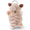 Nici Schlüsselanhänger Gürteltier Armin 10 cm braun grau Produktbild-Vorschau 3