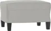 vidaXL 3-Sitzer-Sofa mit Hocker Hellgrau 180 cm Produktbild-Vorschau 5