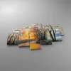 Bild auf Leinwand - Leinwandbild - 5 Teile - Fluss Sonne Produktbild-Vorschau 2