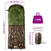 vidaXL Schlafsack für Erwachsene Camping 3-4 Jahreszeiten Produktbild-Vorschau 4