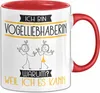 Vogelliebhaberin Tasse Geschenk Ich Bin Vogelliebhaberin Produktbild-Vorschau 1