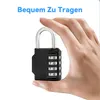 3 Stück Zahlenschloss 4-stellig, Vorhängeschloss für Produktbild-Vorschau 2