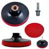 A set of polishing pads and adapters for power tools. Produktbild-Vorschau