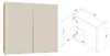 Küche L Form 200x260 cm - Eiche Cremona und Beige Matt - Produktbild-Vorschau 8