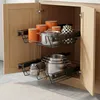 UISEBRT 4X Panier coulissant, adapté aux armoires de 60 cm, Voir les images du produit 11