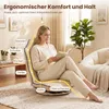 COSTWAY Relaxfauteuil, 360° draaibaar, vloerstoel met Productafbeelding-voorbeeld 4