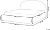BELIANI Polsterbett Beige Bouclé-Stoff 180 x 200 cm mit Produktbild-Vorschau 6